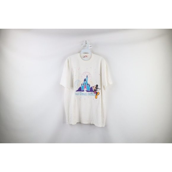 90'S MICKEY, INC MICKEY MOUSE Mickey Mouse character print T-shirt made in USA men's M vintage /eaa453940